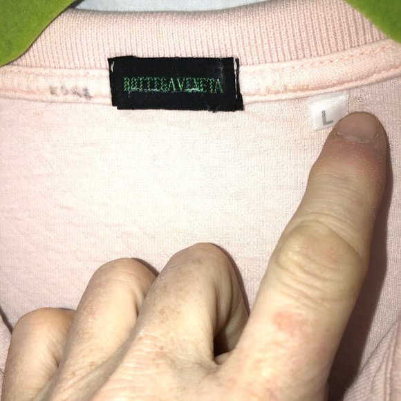 Bottega Veneta vintage pink cotton POLO shirt Made in Italy L 💯 authent… - Picture 2 of 4